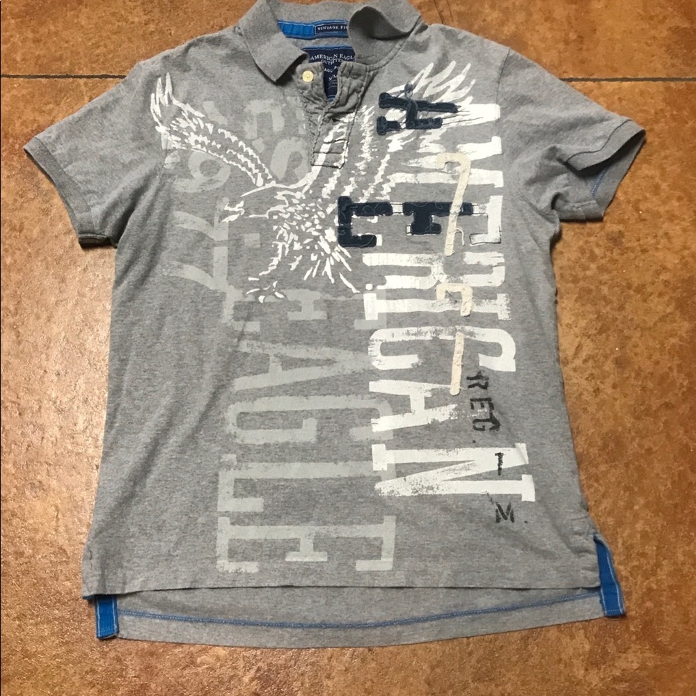 American eagle polo style shirt